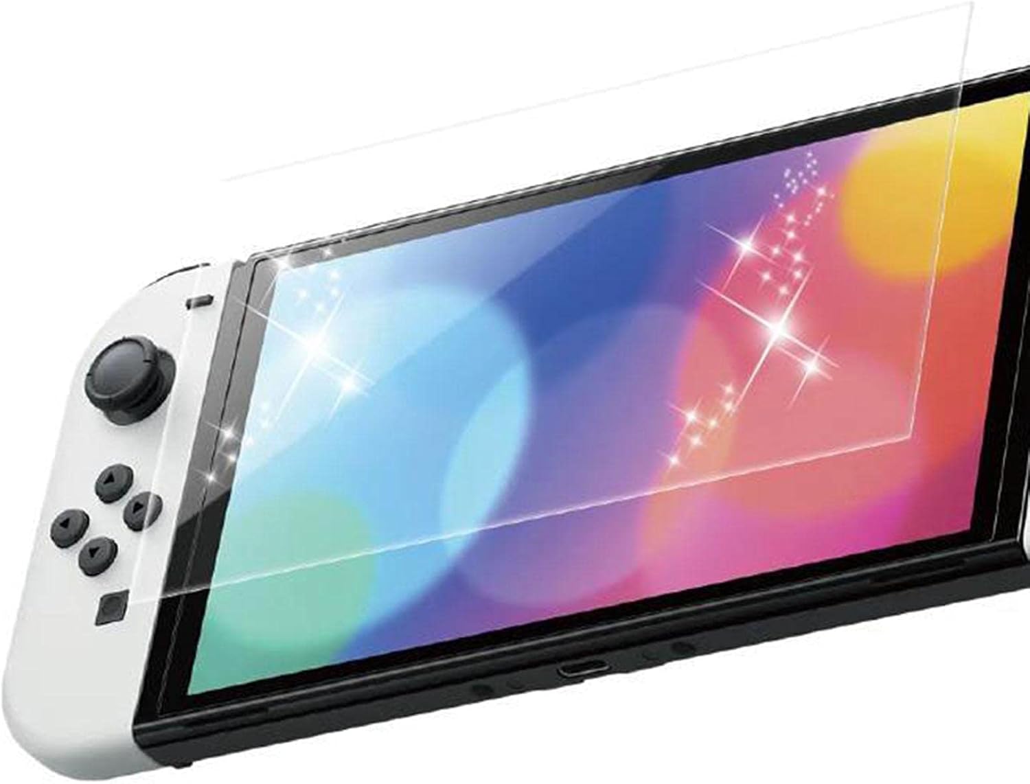 Película tela HD para interruptor OLED, rigidez 9H, vidro temperado para interruptor OLED, sem bolhas - Imagem 6