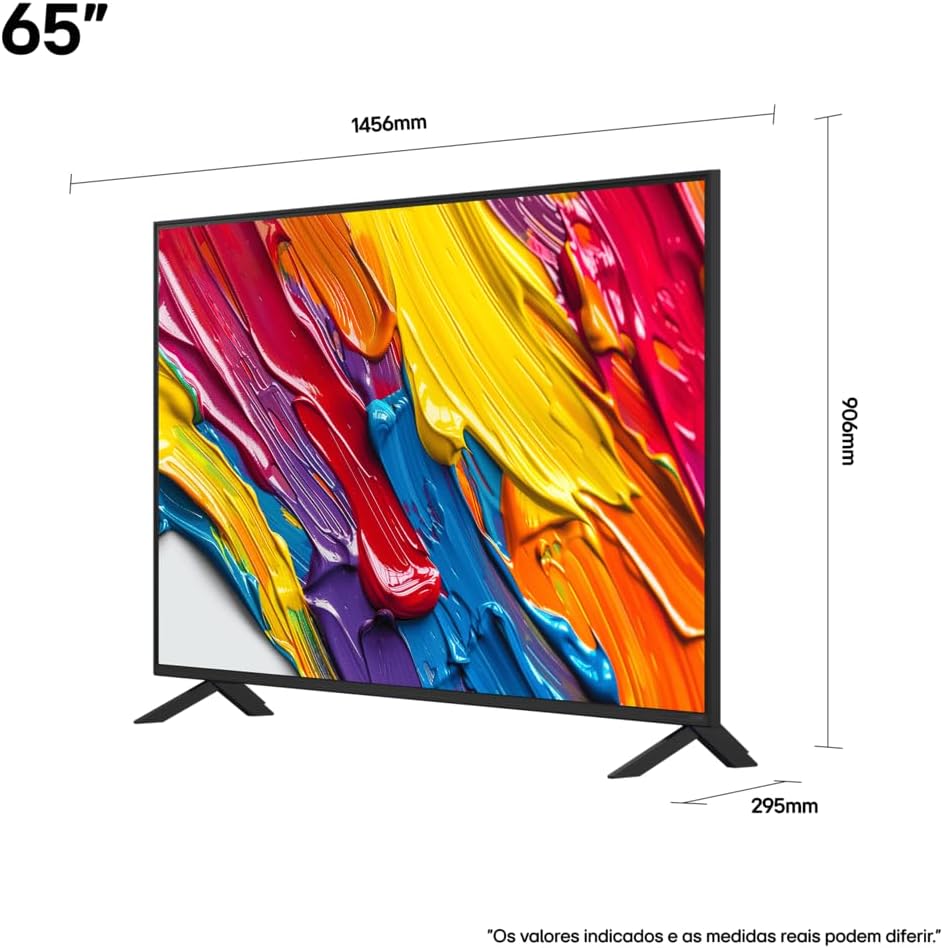 Smart TV 4K 65" LG QNED 65QNED82 Processador α7 AI Ger8 Ultra Slim Design Dolby Atmos Alexa Integrado WebOS 25 - Imagem 11