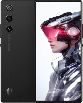 REDMAGIC 10 Air 120Hz Telefone para jogos, 5G Android Smartphone, 12GB RAM+256GB ROM, Snapdragon 8 Gen 3, 6.8″ AMOLED Tela cheia, FHD+, 50MP Câmera, Dual-Sim, Celular desbloqueado Preto