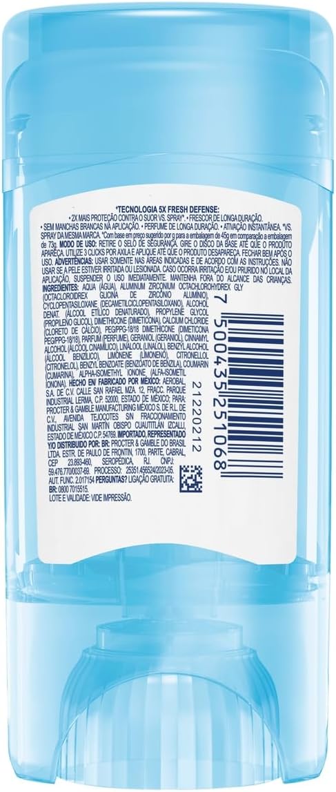 Desodorante em Gel Antitranspirante Secret Powder Protect Cotton 73g - Imagem 3