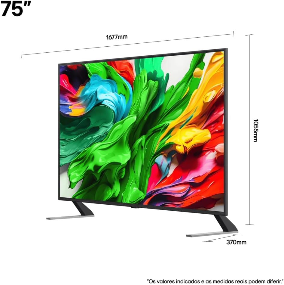 Smart TV 4K 75" LG QNED evo MiniLED 75QNED85 Processador α8 AI Ger2 Painel 144Hz FreeSync Dolby Vision Dolby Atmos Alexa Integrado - Imagem 13
