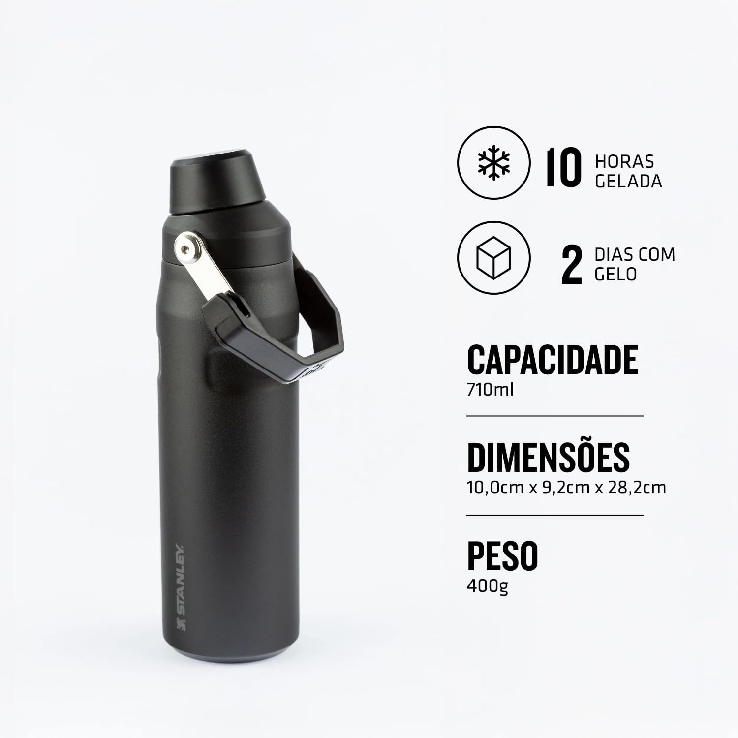 Stanley Garrafa Térmica Aerolight Fast Flow Black | 710ml - Imagem 4