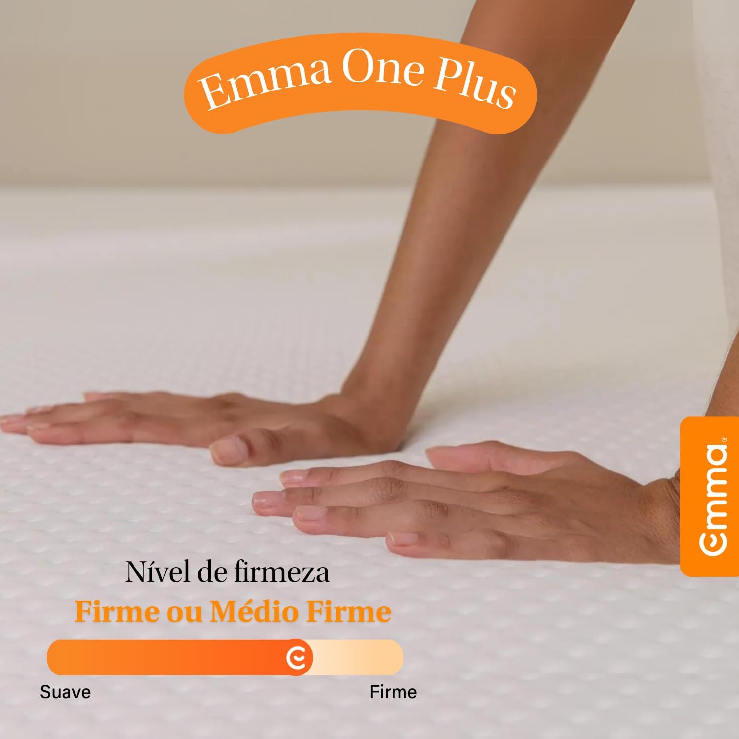 Colchão Queen Emma One Plus - Firme com tecnologia alemã, 100 noites de teste e 10 anos de garantia. - Imagem 5