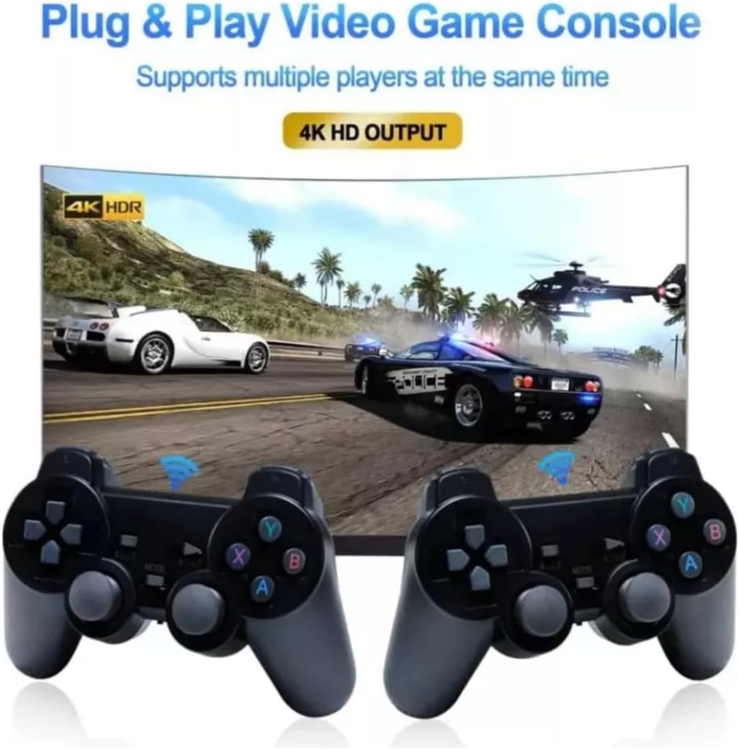 Vídeo Game Retrô Game Stick Lite 4k Hdmi 64gb 20.000 Mil Jogos Com 2 Controles Sem Fio - Imagem 7