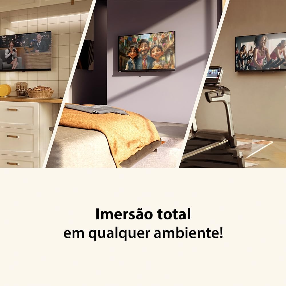 Smart TV DLED 55" 4k Toshiba 55C350NS VIDAA 3 HDMI 2 USB Wi-Fi - TB030M - Imagem 3