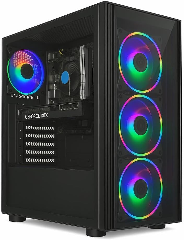 PC Gamer Completo Skill New G, AMD Ryzen 5 8600G, 16GB DDR5 5600 Mhz, SSD M2 512GB, Monitor 24" 180HZ -SKN007 - Imagem 2