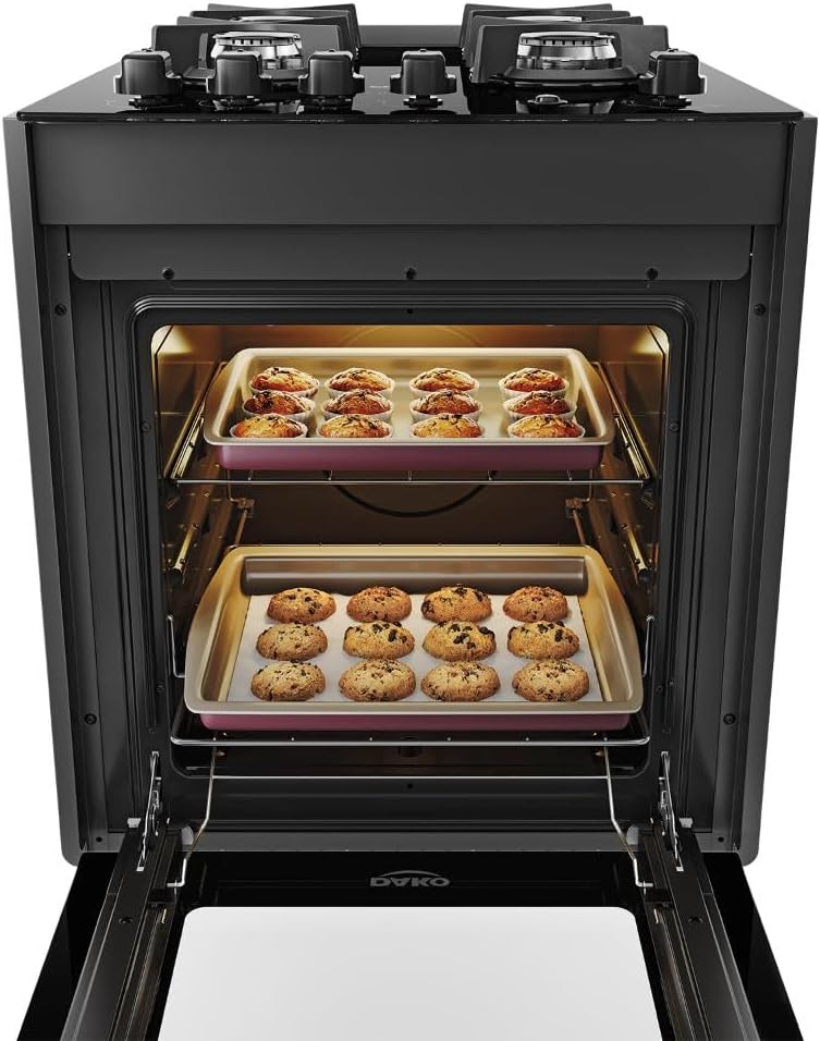 Fogão de Embutir 4 Bocas Preto com Mesa de Vidro Dako Supreme Bivolt - Imagem 5