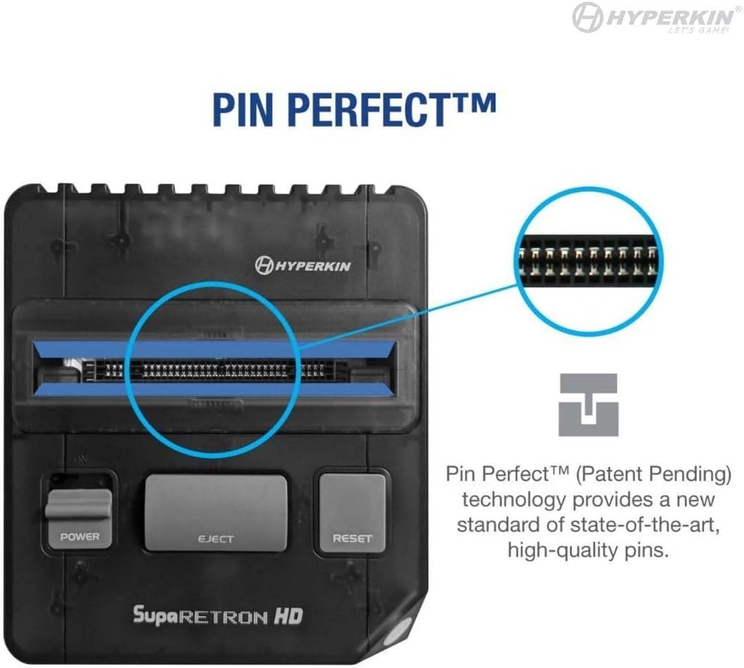Hyperkin Suparetron HD Gaming Console for Super NES/ Super Famicom (Space Black) - Super NES - Imagem 5
