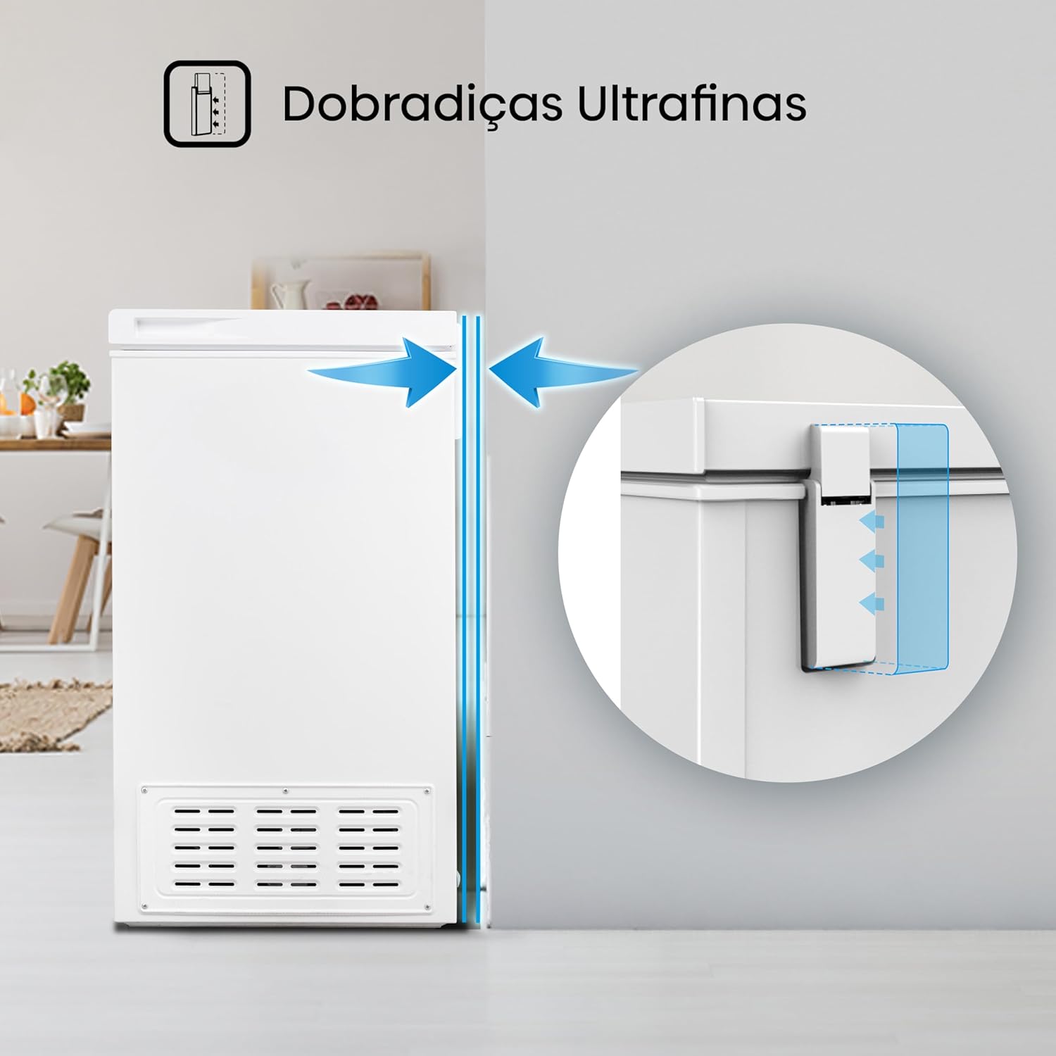 Freezer Horizontal Hisense 198 Litros Tripla Ação Branco FC257N– 220 Volts - Imagem 9
