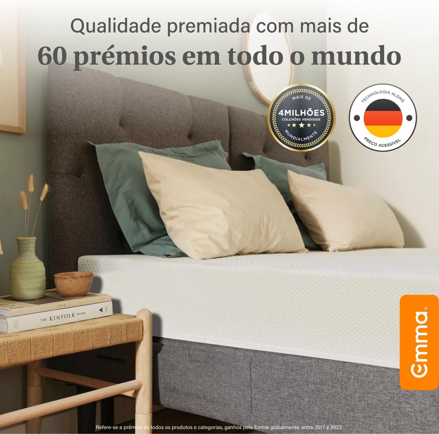 Colchão Queen Emma One Plus - Firme com tecnologia alemã, 100 noites de teste e 10 anos de garantia. - Imagem 7