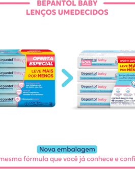 Bepantol Baby Leve 4 Pague 3 Kit 192 Lenços Umedecidos