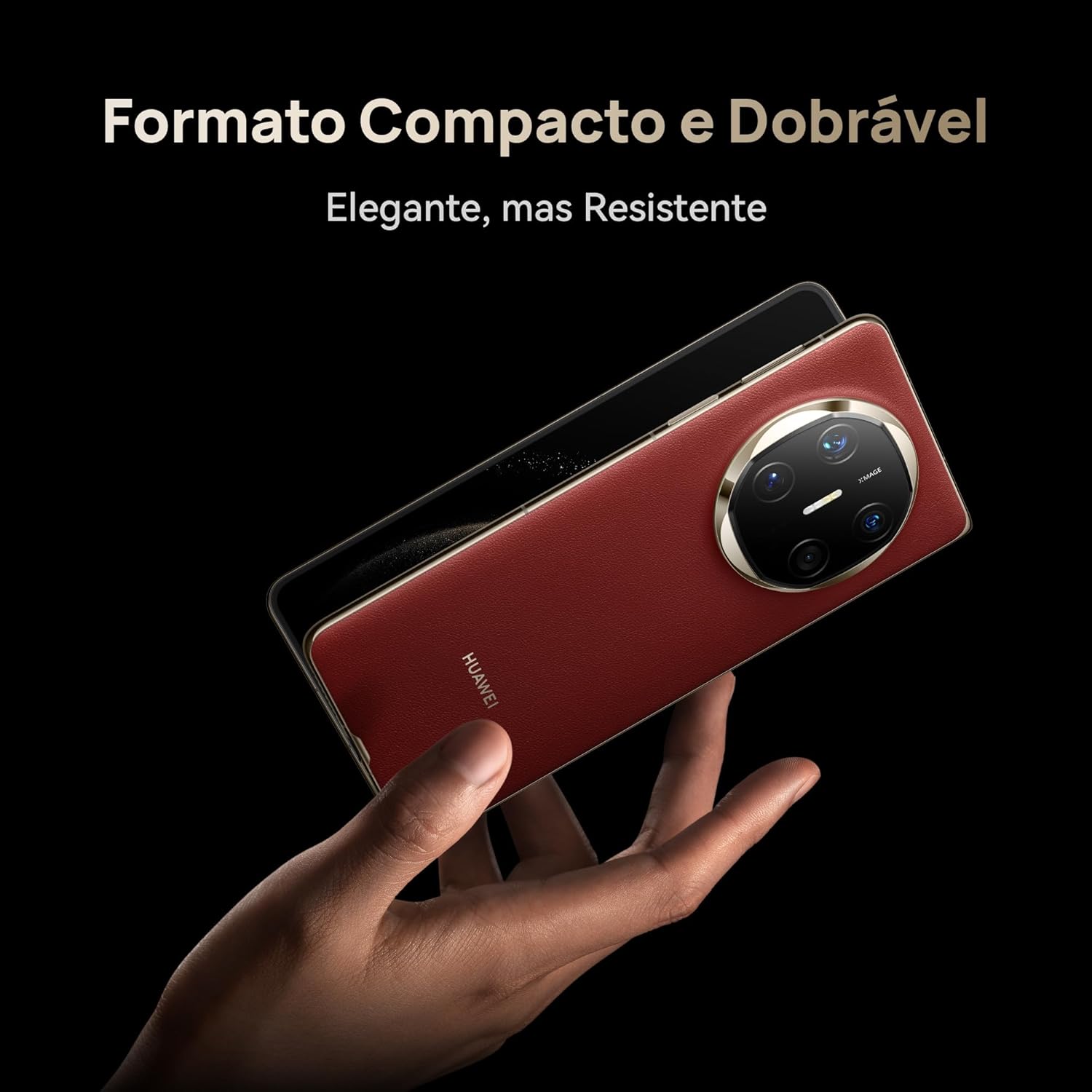 Smartphone, HUAWEI Mate X6, 12GB+512GB, Ultrafino e Durável, Câmera Ultra Chroma, Inovador Multitarefas, Tela HUAWEI X-True, Preto - Imagem 2