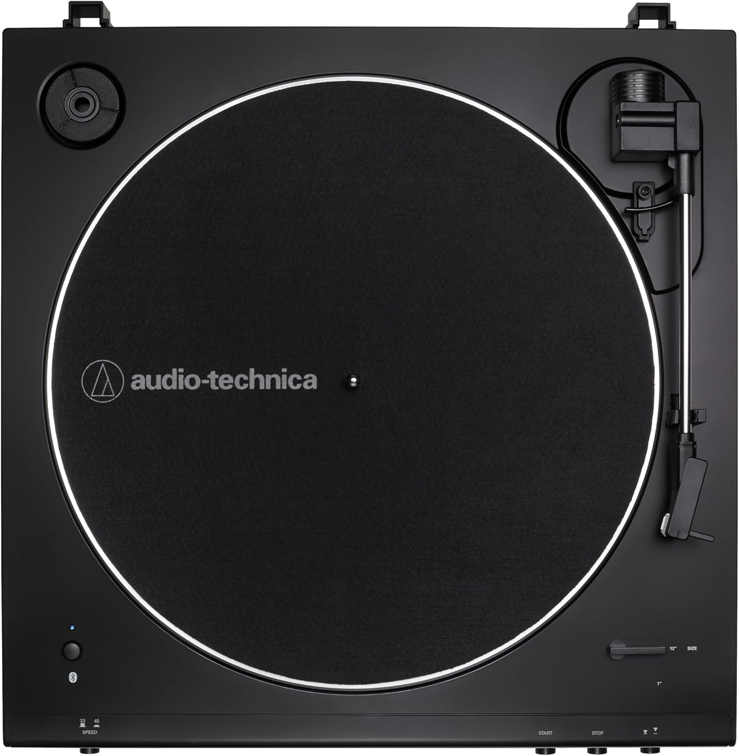 Toca-Discos Audio-Technica Sem Fio com acionamento automático por correia (Belt-Drive) AT-LP60XBT-BK, Preto, Bivolt 120/240V - Imagem 3
