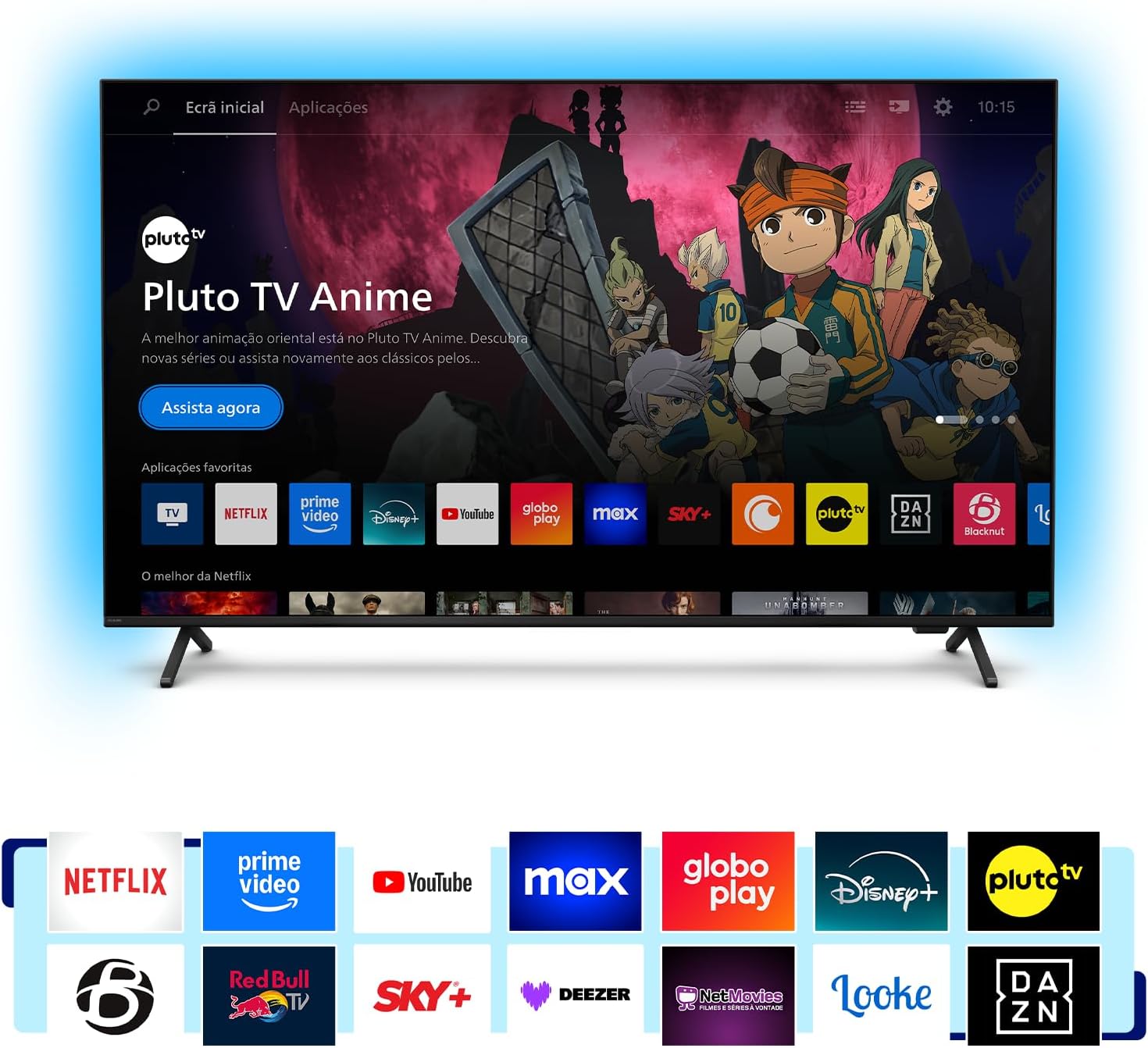 PHILIPS, Smart TV, Ambilight THE ONE 65" 4K 144 Hz, 65PUG8929/78, P5, DTS Play-Fi, Freesync, Dolby Vision e Atmos, 40 WRMS - Imagem 7