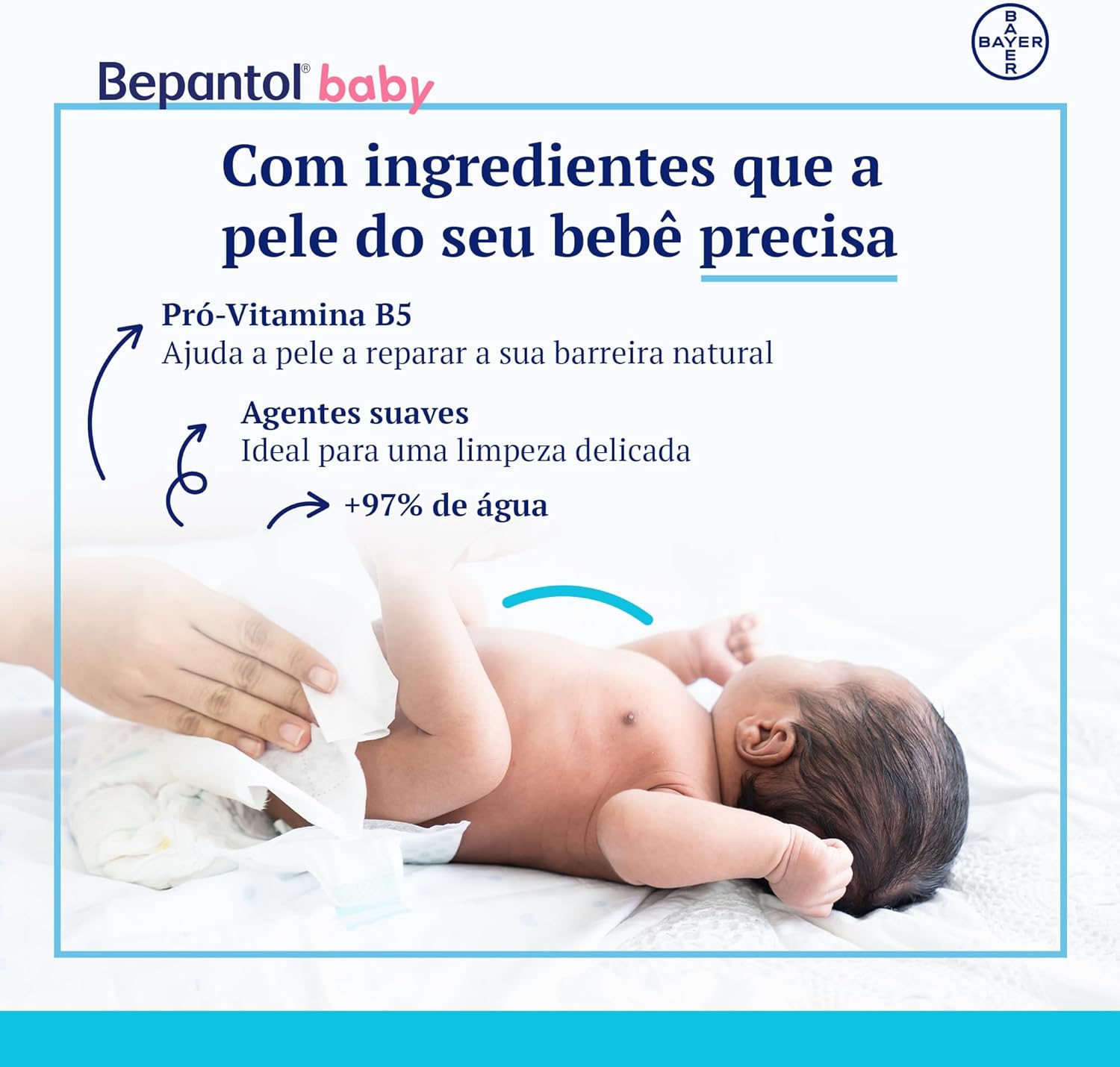 Bepantol Baby Leve 4 Pague 3 Kit 192 Lenços Umedecidos - Imagem 4