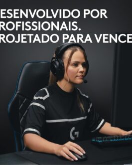 Mouse Gamer Sem Fio Logitech G PRO 2 LIGHTSPEED para Destros ou Canhotos, 4 Botões Programáveis e Removíveis, Sensor Hero 2 44K DPI, Carregamento USB-C, PC/Mac – Branco