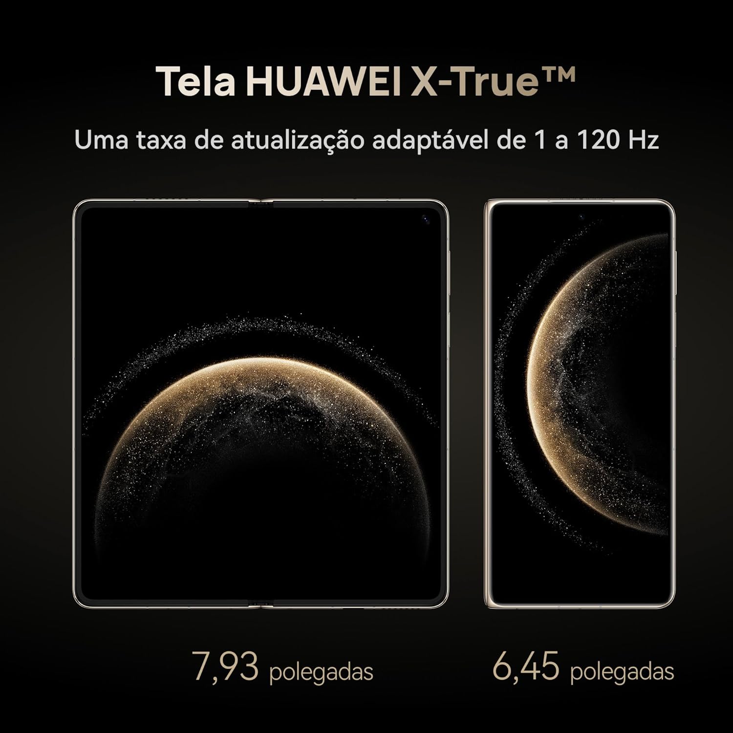 Smartphone, HUAWEI Mate X6, 12GB+512GB, Ultrafino e Durável, Câmera Ultra Chroma, Inovador Multitarefas, Tela HUAWEI X-True, Preto - Imagem 3