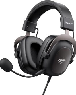 Havit Headphone Fone de Ouvido H2002d, Gamer, com Microfone, Falante 53mm, Plug 3, 5mm: compatível com XBOX ONE e PS4, HAVIT, HV-H2002d