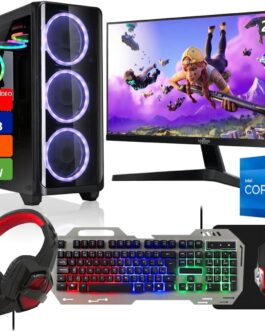 PC Gamer Completo Intel Core i7 16GB SSD 1TB Radeon RX 580 8GB 256 Bits 400W Monitor 21,5″ Kit Gamer Strong Tech