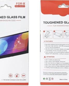 Película tela HD para interruptor OLED, rigidez 9H, vidro temperado para interruptor OLED, sem bolhas