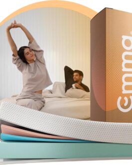 Colchão Queen Emma One Plus – Firme com tecnologia alemã, 100 noites de teste e 10 anos de garantia.