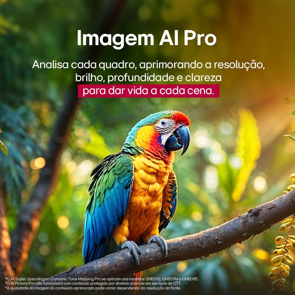 Smart TV 4K 65" LG QNED 65QNED82 Processador α7 AI Ger8 Ultra Slim Design Dolby Atmos Alexa Integrado WebOS 25 - Imagem 9