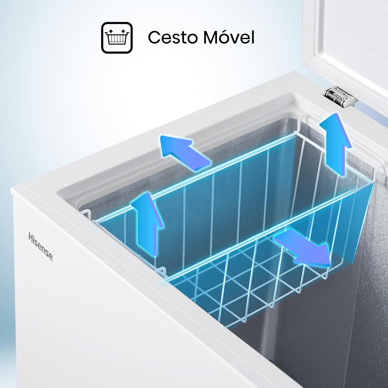 Freezer Horizontal Hisense 198 Litros Tripla Ação Branco FC257N– 220 Volts - Imagem 6