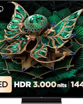 Smart TV TCL 75 Polegadas QLED Mini LED 4K C7K WiFi Bluetooth Google TV 4 HDMI 144Hz HDR10+ 75C7K