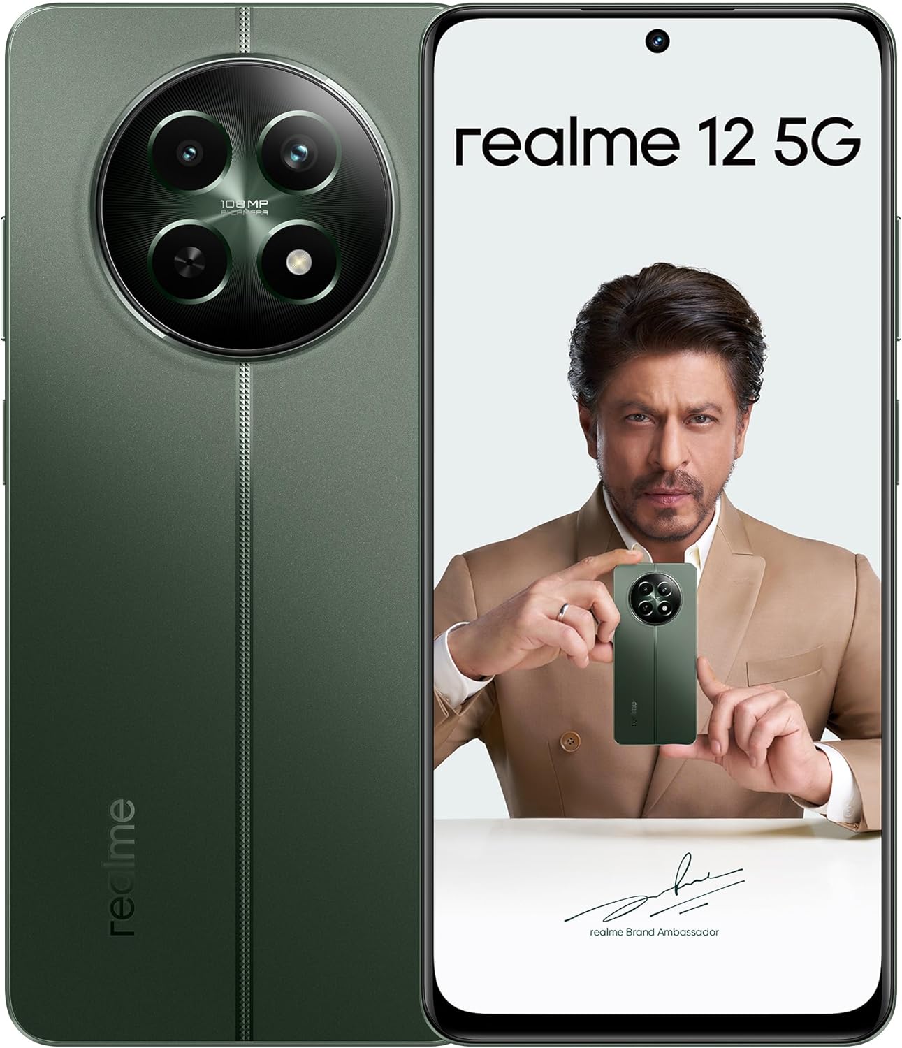 Smartphone Realme 12 5g Dual Sim 6.72″ 8GB/256gb Woodland Green, Verde