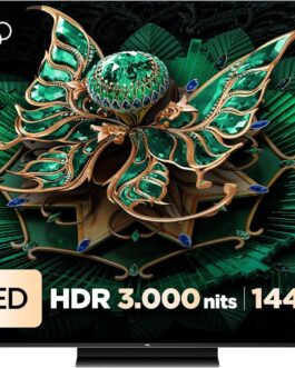 Smart TV TCL 65 Polegadas QLED Mini LED 4K C7K WiFi Bluetooth Google TV 4 HDMI 144Hz HDR10+ 65C7K