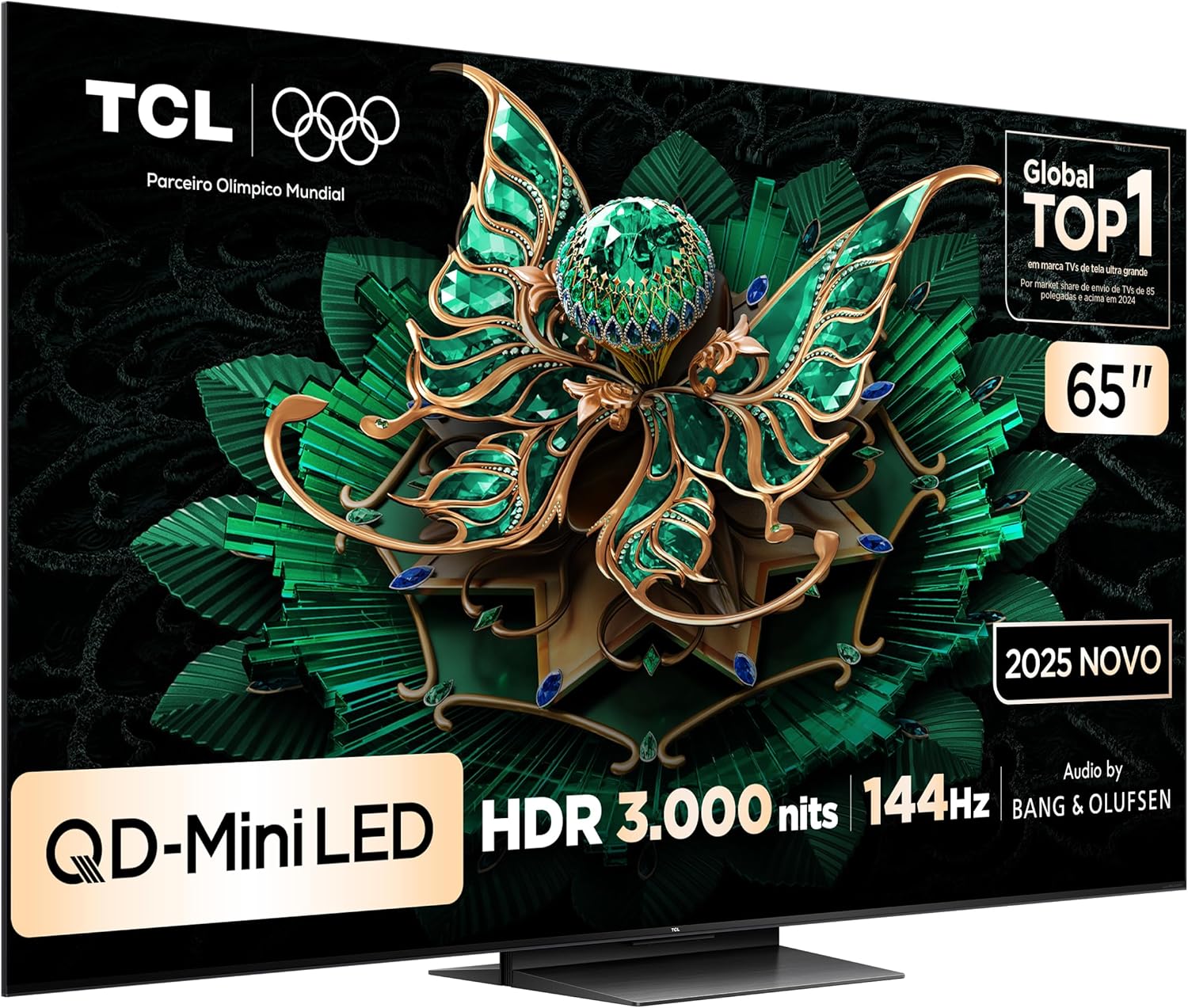 Smart TV TCL 65 Polegadas QLED Mini LED 4K C7K WiFi Bluetooth Google TV 4 HDMI 144Hz HDR10+ 65C7K - Imagem 2