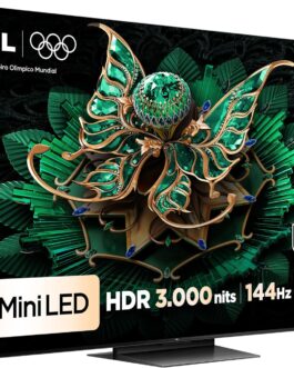 Smart TV TCL 75 Polegadas QLED Mini LED 4K C7K WiFi Bluetooth Google TV 4 HDMI 144Hz HDR10+ 75C7K