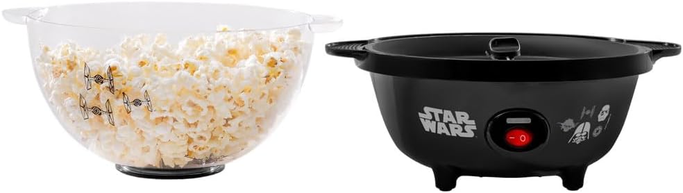 Pipoqueira Bowl Star Wars Mallory – Pipoca Doce ou Salgada, Tampa Bowl, Botão Liga/Desliga, Pés Antiderrapantes, Produto Licenciado Disney - 127V - Imagem 3