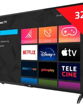 Smart TV LED 32″ HD AOC 32S5195/78G – Wifi, USB, HDMI