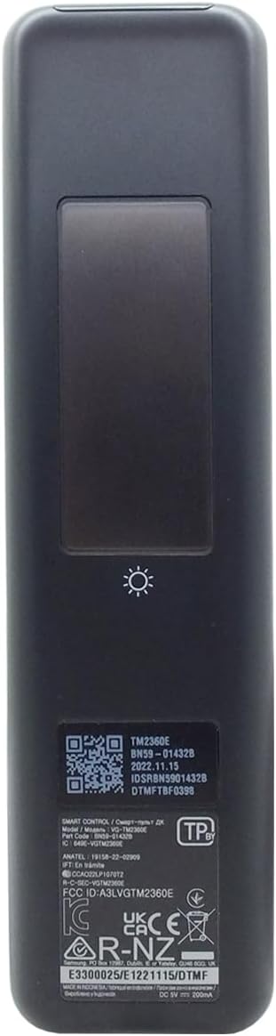 Controle Remoto Smart TV Solarcell para TV Samsung UN43CU8000, Original - Imagem 3