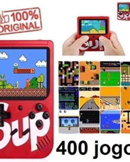 super mini game 400 em 1 completo só ligar e jogar ideal para crianças e adultos cor do console sortida