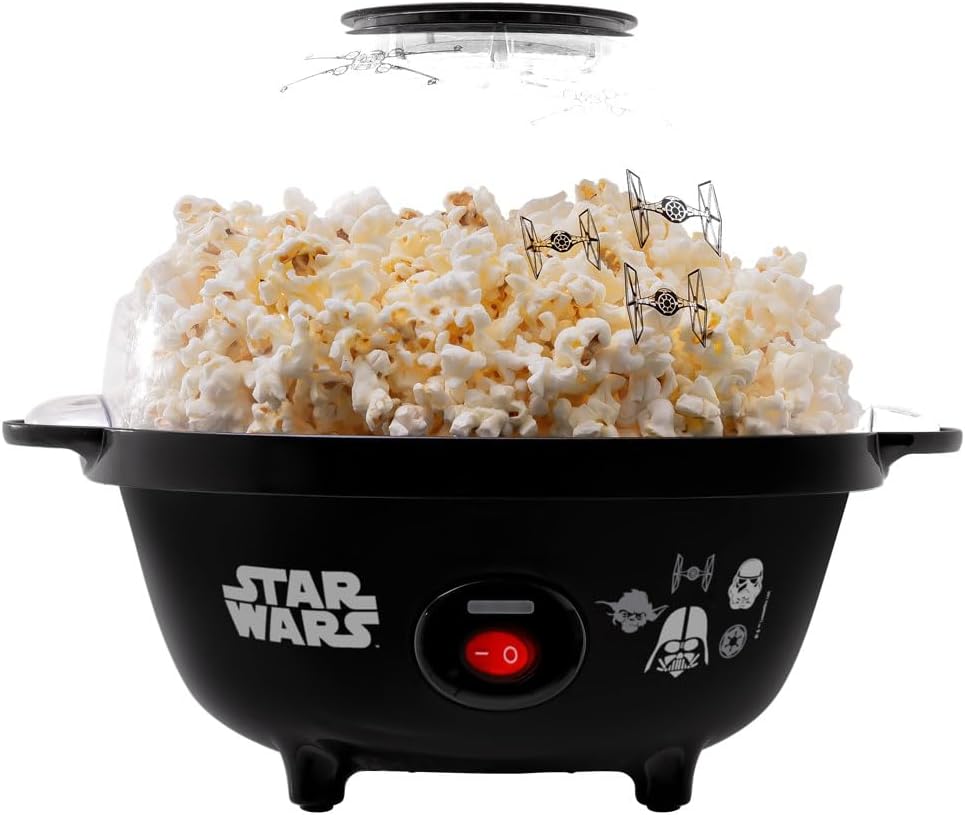 Pipoqueira Bowl Star Wars Mallory – Pipoca Doce ou Salgada, Tampa Bowl, Botão Liga/Desliga, Pés Antiderrapantes, Produto Licenciado Disney – 127V Pipoqueira Bowl Star Wars Mallory – Pipoca Doce ou Salgada, Tampa Bowl, Botão Liga/Desliga, Pés Antiderrapantes, Produto Licenciado Disney – 127V