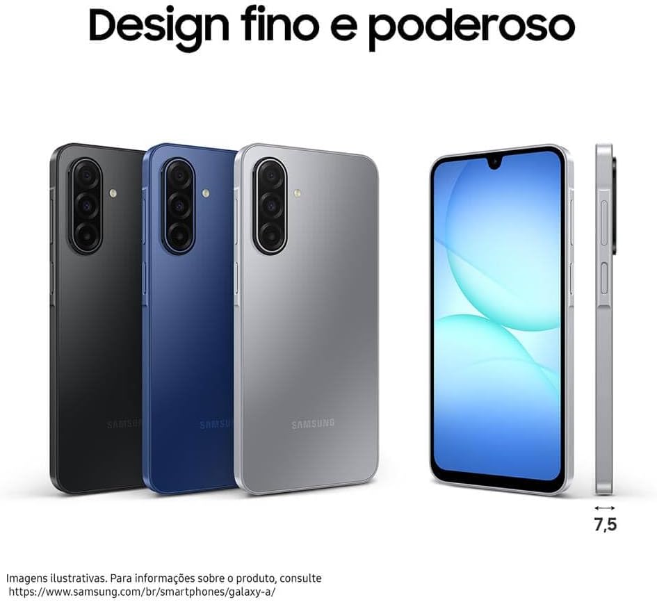 Celular Samsung Galaxy A17 5G, 128GB, 4GB, 50MP Tela 6.7" - Preto - Imagem 7