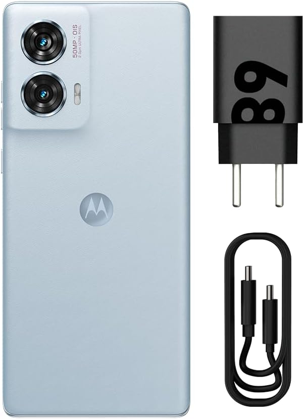 Smartphone Motorola Edge 50 Fusion 5G - 256GB 16GB (8GB RAM+8GB Ram Boost) 50MP Sony AI Camera IP68 NFC Blue Teal - Vegan Leather - Imagem 5