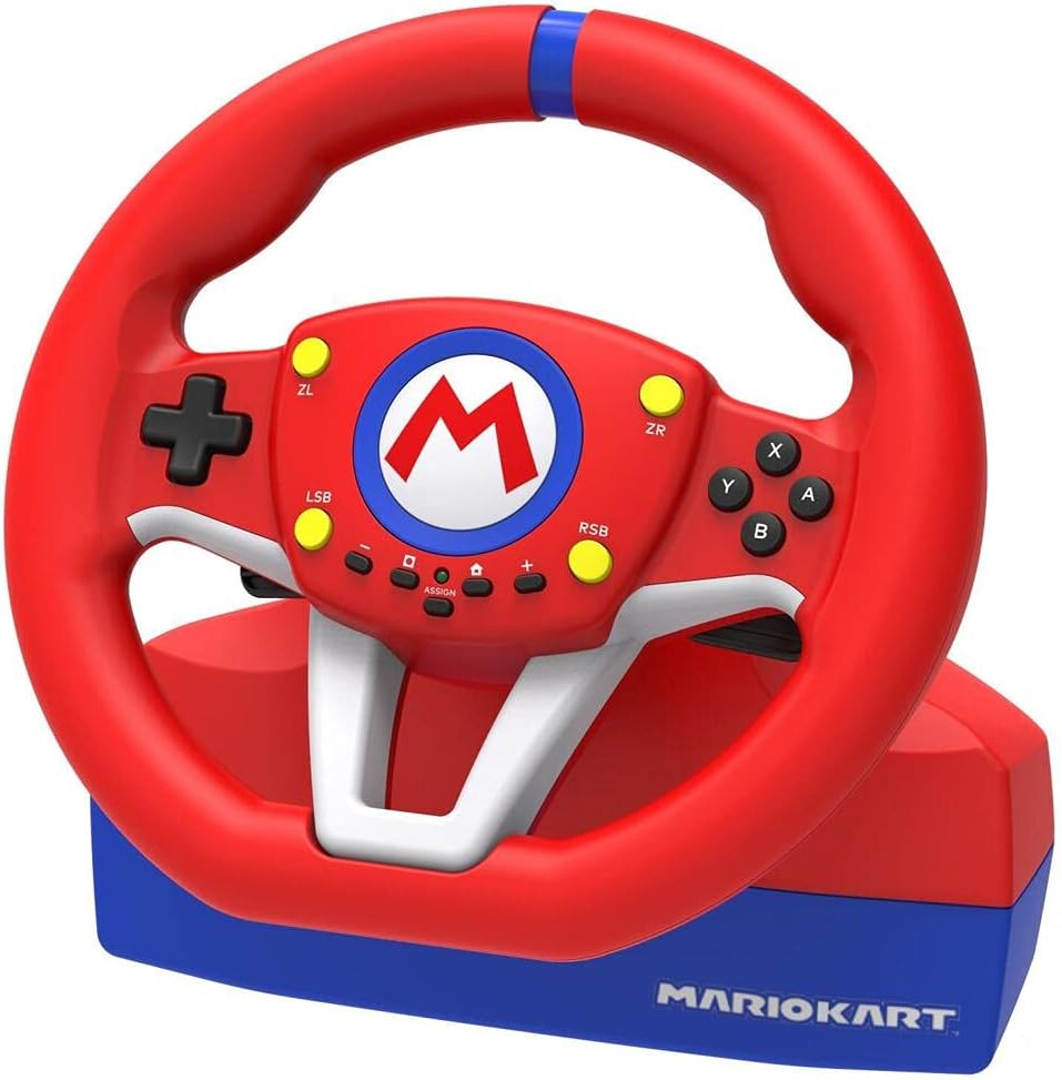 Hori Nintendo Switch Mario Kart Racing Wheel Pro Mini By - Officially Licensed By Nintendo - Nintendo Switch - Imagem 8