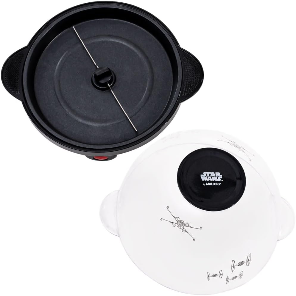 Pipoqueira Bowl Star Wars Mallory – Pipoca Doce ou Salgada, Tampa Bowl, Botão Liga/Desliga, Pés Antiderrapantes, Produto Licenciado Disney - 127V - Imagem 6