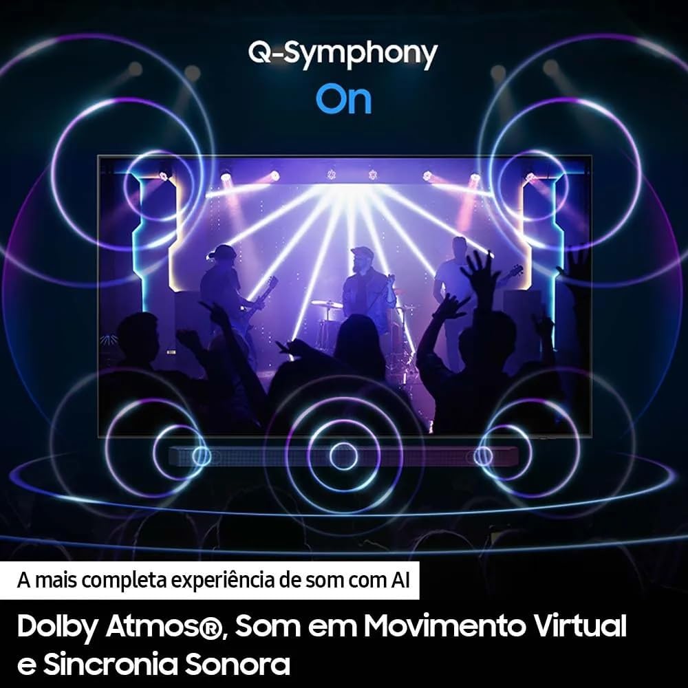 Samsung AI Big TV 75" Neo QLED 4K 75QN85D 2024, Processador com AI, Upscaling 4K, Mini LED, Painel 120hz, AI Energy Mode, Alexa built in - Imagem 7