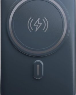 Geonav Power Bank, Carregador Portátil Universal por Indução 10.000mAh, Carregamento rápido*, Suporte Dobrável, Compatível com MagSafe®, PB10MAGSG, Cinza