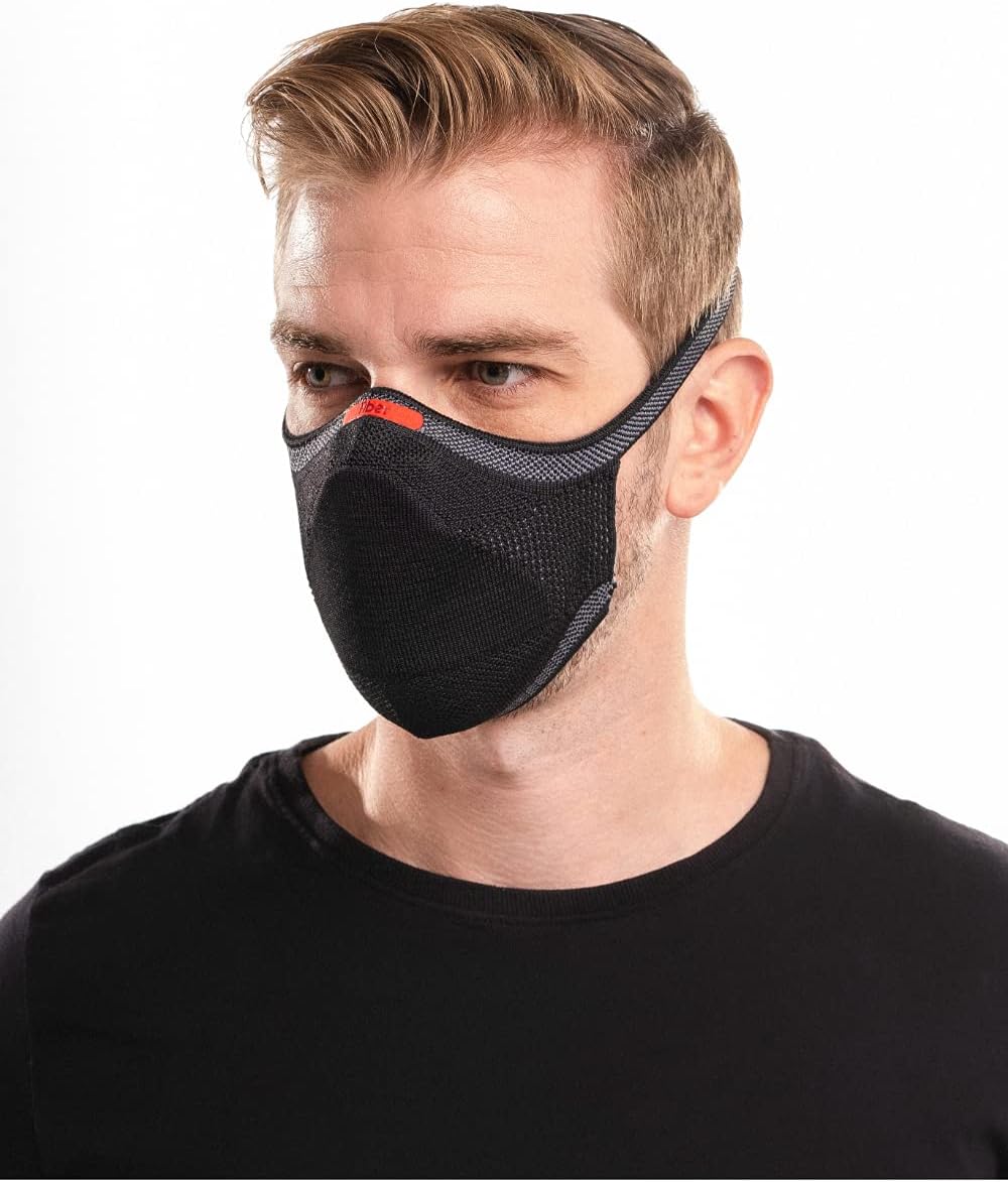 Máscara Fiber Knit Sport (G, PRETO) - Imagem 3