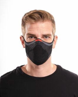 Máscara Fiber Knit Sport (G, PRETO)