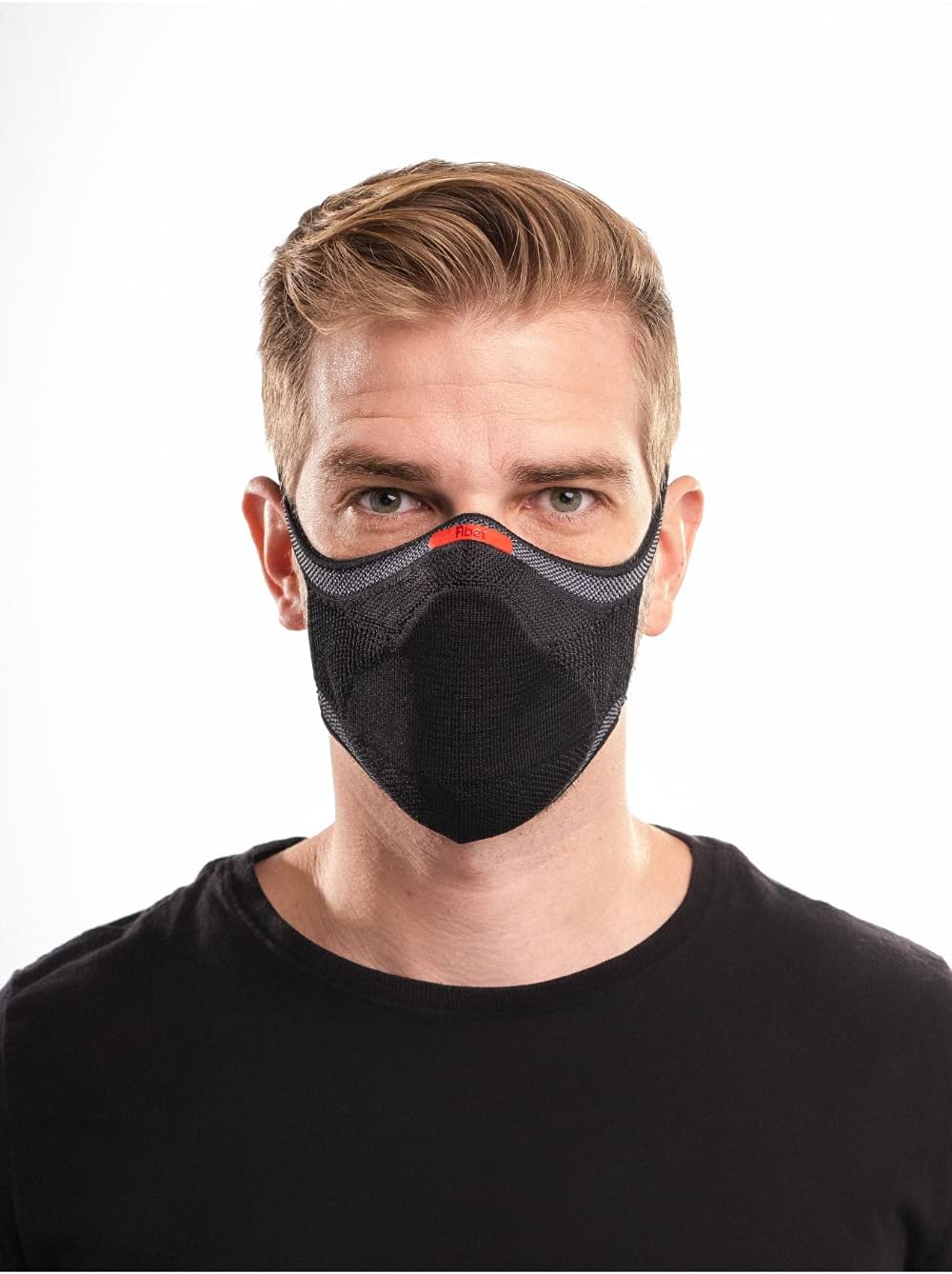 Máscara Fiber Knit Sport (G, PRETO) - Imagem 2