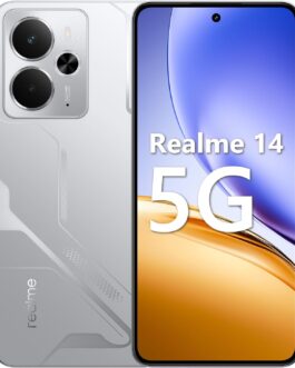 Smartphone Realme 14 5G 12 GB de RAM/256GB, /Tela 6.67″/120Hz Ultra-smooth, NFC – Mecha Silver