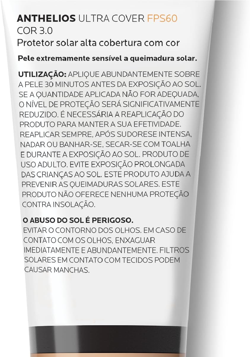 La Roche-Posay, Ultra Cover, Protetor Solar com Cor e Performance de Maquiagem, 12h de cobertura de base em uma única camada, Textura Fluida, Oil free, Toque Seco, FPS60, 30g - Imagem 9