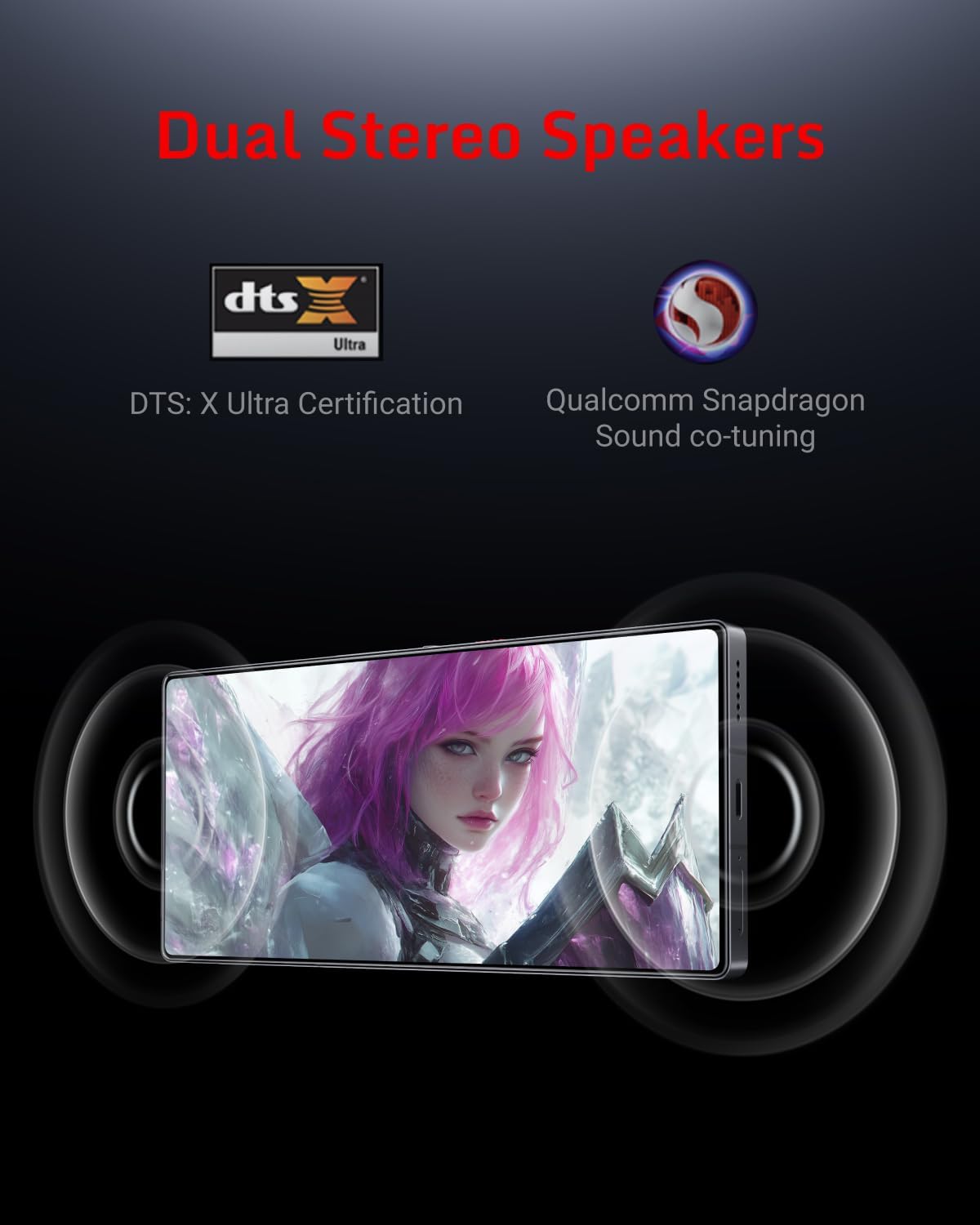 REDMAGIC 10S Pro Smartphone, Celular para Jogos 144Hz, Android 5G, 12GB RAM + 256GB ROM, Snapdragon 8 Elite Leading Version, Tela AMOLED 1.5K de 6.85", Câmera de 50MP, Celular Desbloqueado Nightfall - Imagem 6