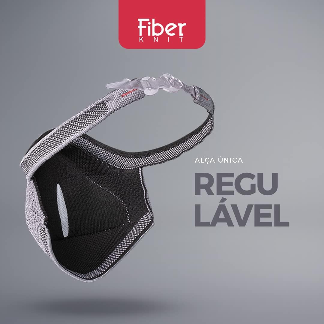 Máscara Fiber Knit Sport (G, PRETO) - Imagem 9
